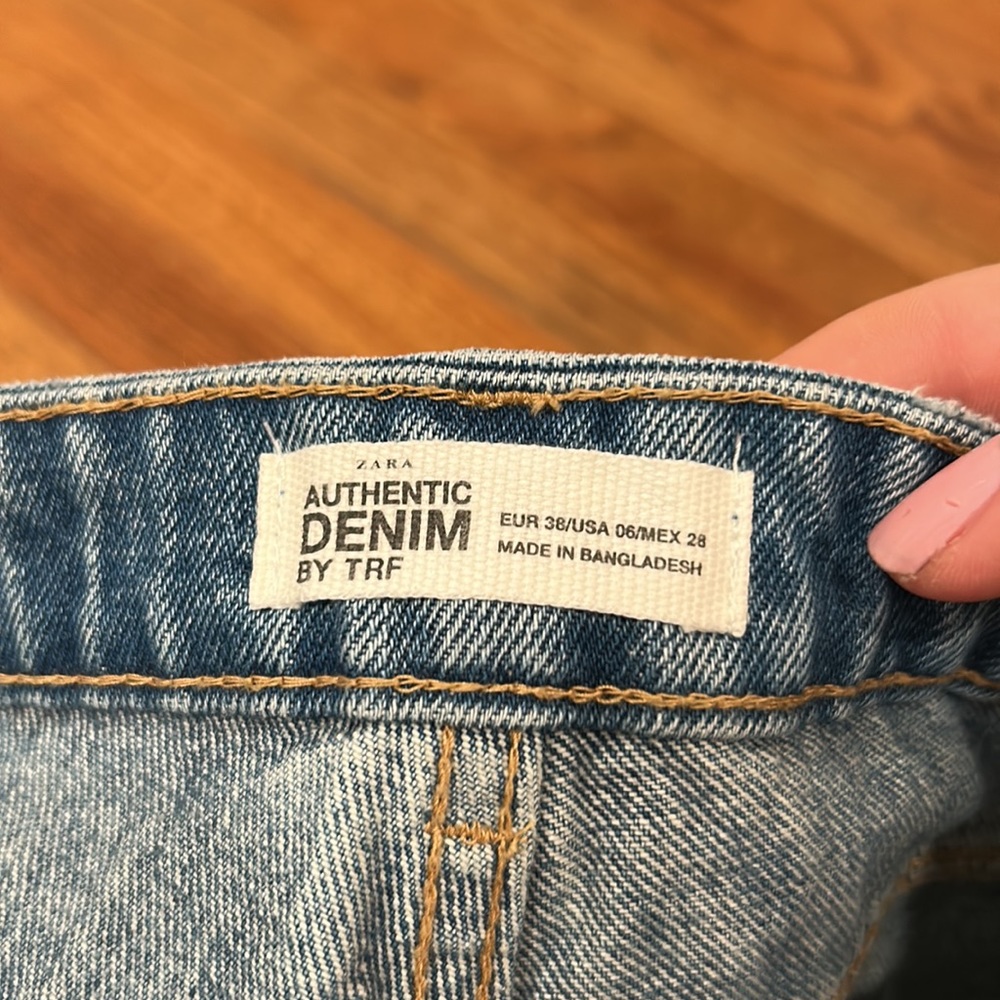 New Zara Authentic Denim with tags - Picture 11 of 12